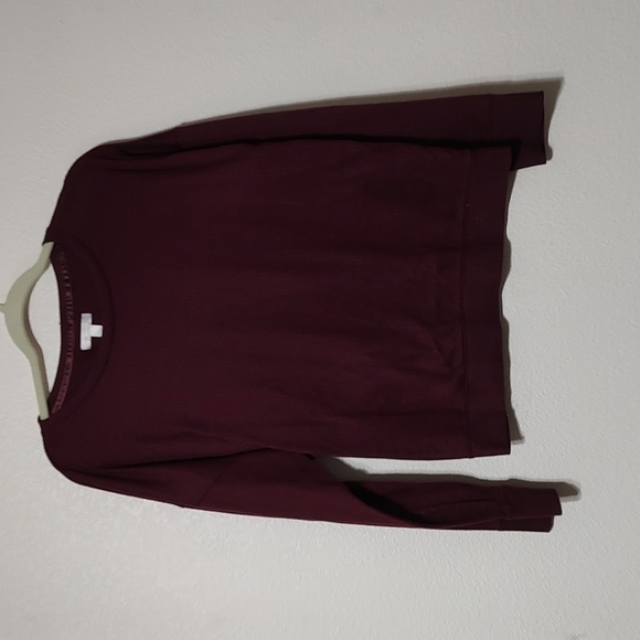 LC Lauren Conrad Sweaters - Lauren Conrad Burgundy Sweater Size XXL